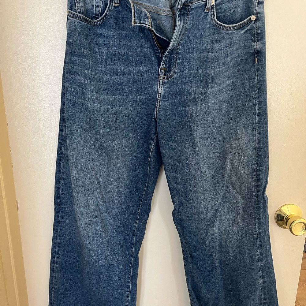7 For All Mankind Alexa High Rise Cropped Jeans